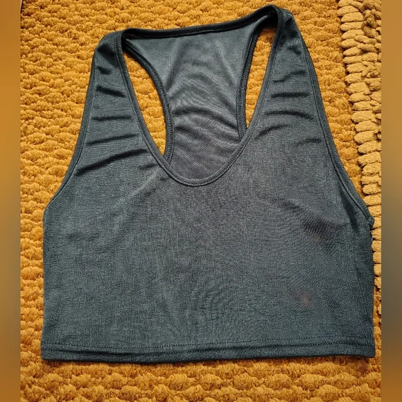 Blue Racerback Top - Picture 1 of 3